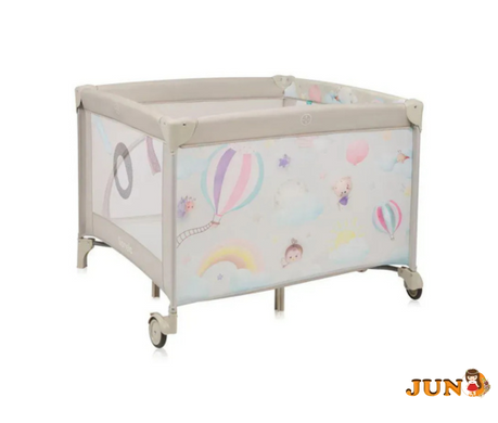Манеж Lionelo MILLE PLUS GREY BEIGE