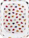 Манеж Qvatro Classic-02 мелкая сетка белый (разноцветные коровки)