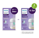 Пляшечка пластикова AVENT NATURAL 3.0 с клапаном 125мл SCY670/01, соска силікон, потік 2, від народження