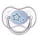 Пустышка круглая латексная Newborn baby 0-6 м Голубая