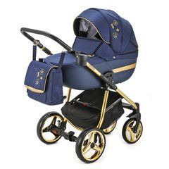 Коляска універсальна 2 в 1 Adamex Cortina Pro CP-474 синій