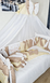 Комплект постельного белья Bonna Bant в детскую кроватку Бежевый