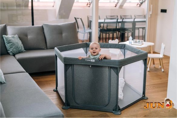 Манеж FreeON HEXAGON Grey