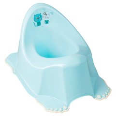 Горшок с антискользящим покрытием Tega DOG&CAT Anti slip Potty PK-001-101 light blue (голубой)