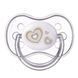 Пустышка круглая латексная Newborn baby 0-6 м Бежева