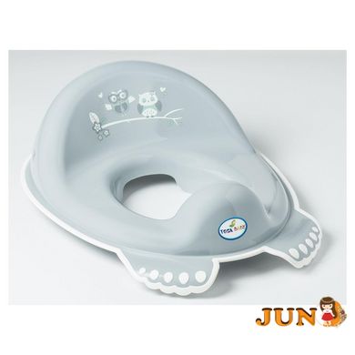 Накладка на унитаз Tega OWLS Anti slip Toilet trainer SO-002-106 grey (серый)