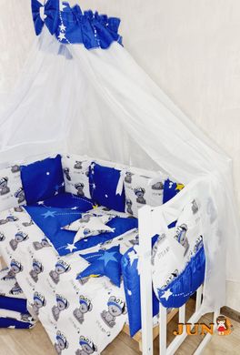 Комплект постельного белья Elit Bonna в детскую кроватку its a boy синий