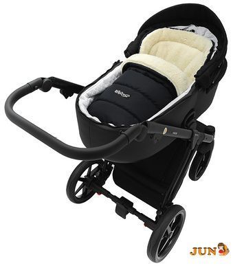 Зимовий конверт Babyroom Wool N-20 black чорний