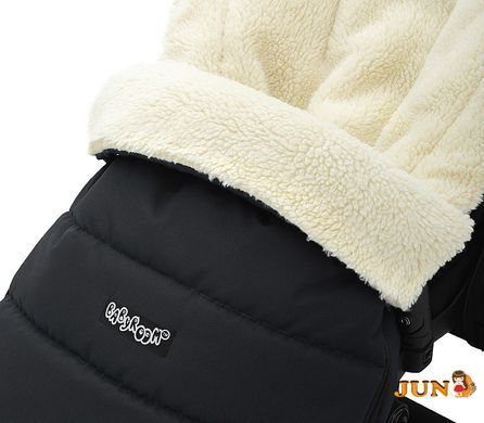 Зимовий конверт Babyroom Wool N-20 black чорний