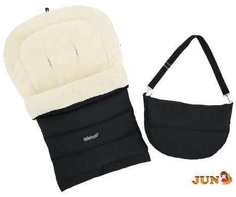 Зимовий конверт Babyroom Wool N-20 black чорний