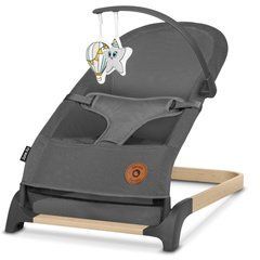 Стілець-гойдалка Lionelo JUNE AIR GREY GRAPHITE