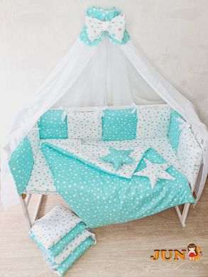 Комплект постільної білизни Elit Bonna в дитяче ліжечко бірюза