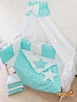 Комплект постільної білизни Elit Bonna в дитяче ліжечко бірюза