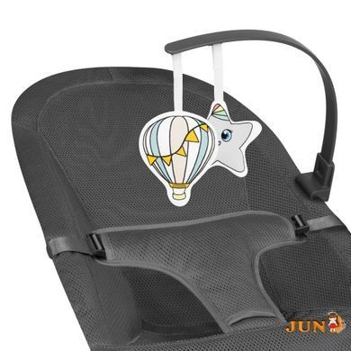 Стілець-гойдалка Lionelo JUNE AIR GREY GRAPHITE