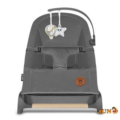 Стілець-гойдалка Lionelo JUNE AIR GREY GRAPHITE