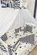 Комплект постельного белья Bonna Elit в детскую кроватку Корона Зигзаг