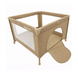 Манеж детский квадратный VELANO Cubo, beige