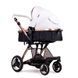 Універсальна коляска 2в1 NINOS BONO WHITE BLACK